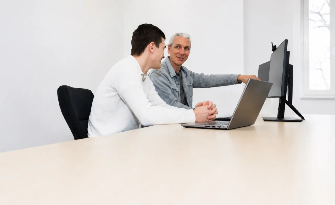 Workshop-Situation bei menten